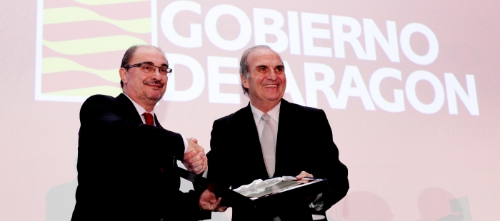 Lambán: “El Premio Vigía es un espaldarazo a la gestión logística del Gobierno de Aragón”