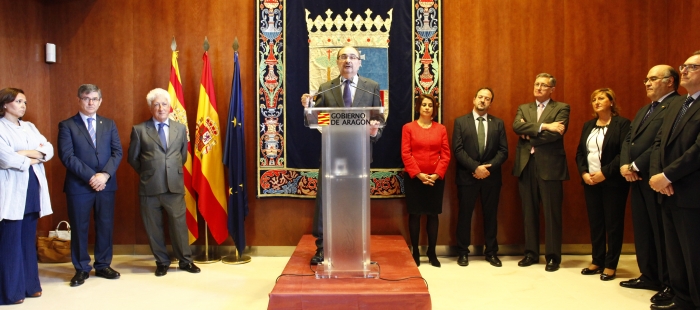 Lambán: “Nuestra prioridad absoluta en materia de inversiones ferroviarias es el corredor Cantábrico-Mediterráneo por Teruel”